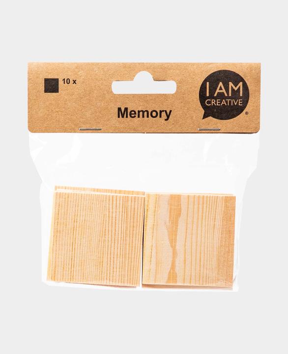 Produktbild I Am Creative Memory, Holzquadrate zum Spielen, FSC, 10 Stk.