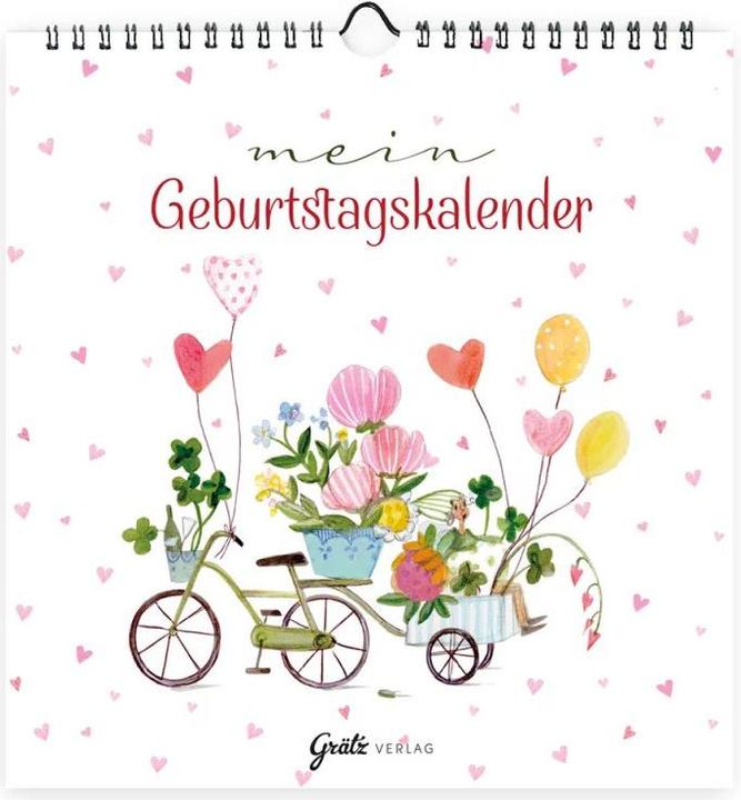 Immagine prodotto Grätz Geburtstagskalender - Auf ins Glück (20 x 20 cm, Tedesco)