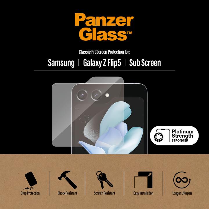 Image du produit PanzerGlass Protecteur d'écran (1 pièce(s), Samsung Galaxy Z Flip5)