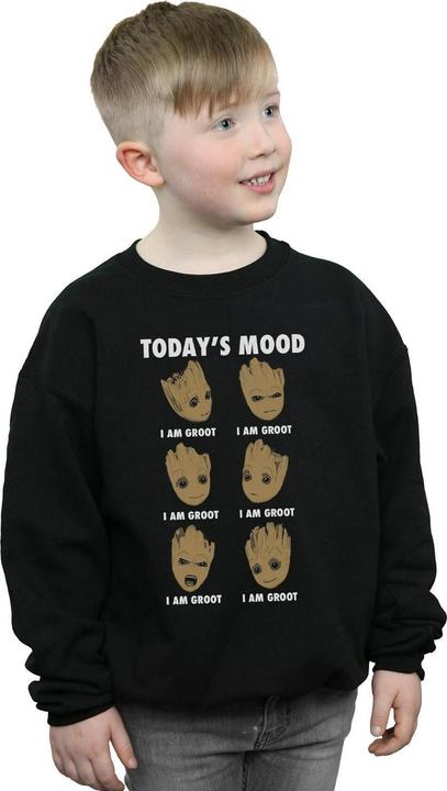 Image du produit - Sweat GUARDIANS OF THE GALAXY GROOT TODAY'S MOOD - Garçon (152, 158)
