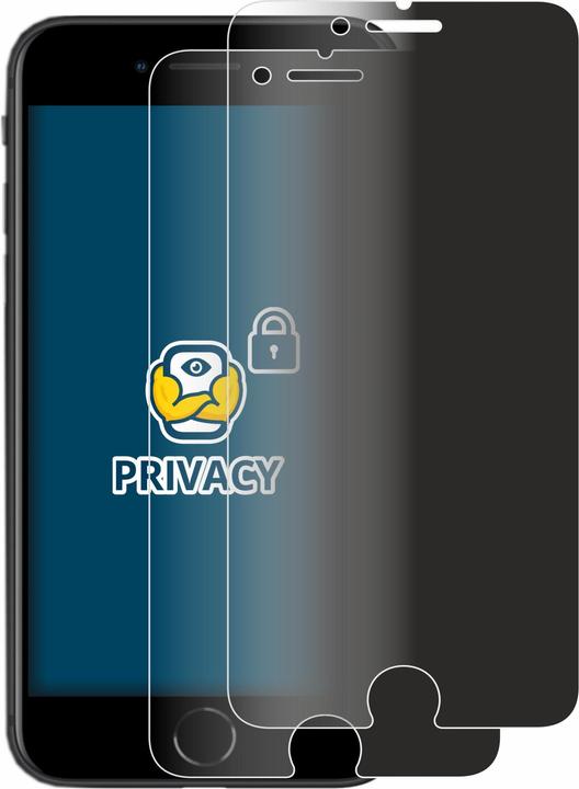 Produktbild BROTECT Sichtschutzfolie Anti-Spy Privacy Folie Blaulicht-Schutz (2 Stück, Apple iPhone SE (2nd Gen))