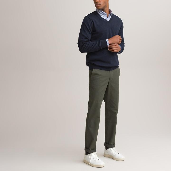Produktbild La Redoute Collections Pullover mit V-Ausschnitt (S)