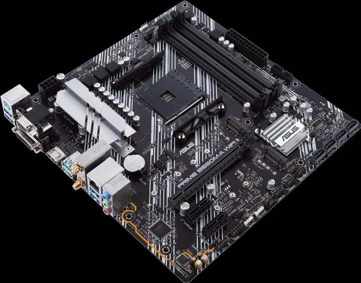 Immagine prodotto ASUS MB PRIME -A WI-FI II AMD, AM4, DDR4, mATX (AM4, AMD B550, mATX)