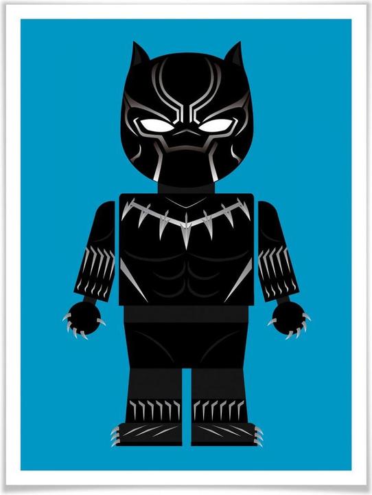 Produktbild Trenddeko Black Panther Spielzeug (30 x 40 cm)