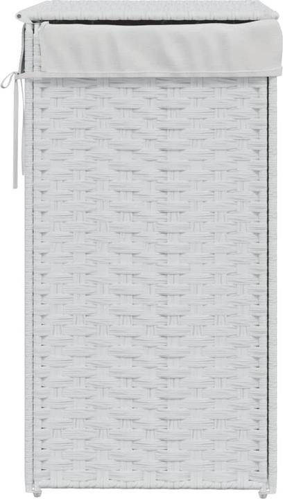 Immagine prodotto VidaXL Cesto per biancheria con coperchio Bianco 46x33x60 cm Poly