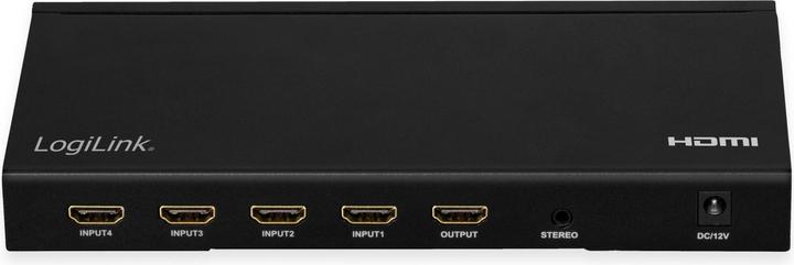 Produktbild LogiLink HDMI-Switch 4x1-Port, Multiviewer, 4K/30 Hz, Scaler, Seamless, RC