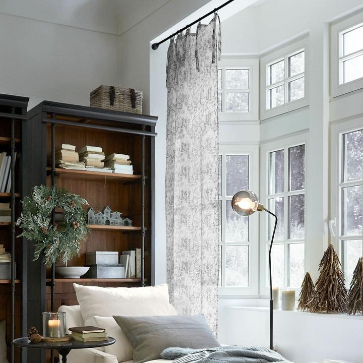 Immagine prodotto Loberon Tenda Zaylia bianco/nero (H/W 250/135 cm)