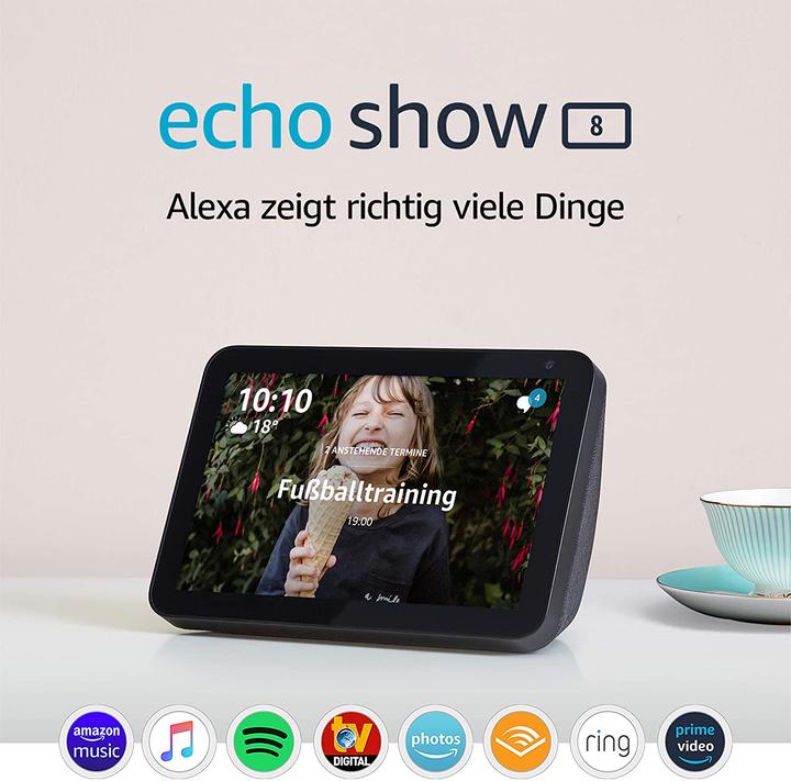 Actual product image Amazon Echo Show 8 (Amazon Alexa)