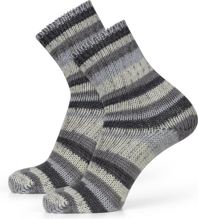 Image du produit Normani 2 Paar Gestrickte Wollsocken Bunt-geringelt (lot de 2, 35 - 38)