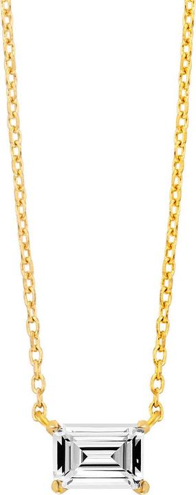 Produktbild Julie Julsen Halskette mit Anhänger Rectangle (Silber 925)