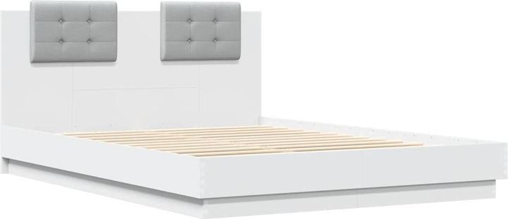 Actual product image VidaXL Bed frame with headboard and LED lights (140 x 200)