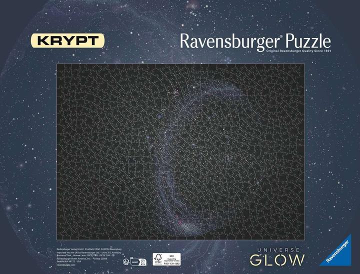 Actual product image Ravensburger Krypt Universe Glow (881 pieces)
