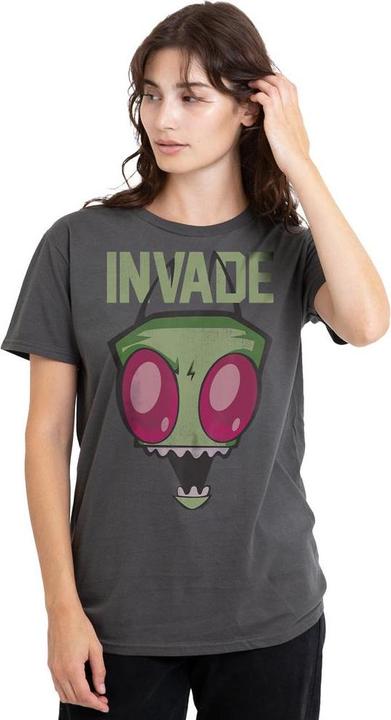 Image du produit Invader Zim - T-shirt INVADE - Adulte (XL)