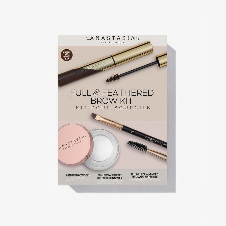 Actual product image Anastasia Beverly Hills Full & Feathered Brow Kit - Ebony (Ebony)