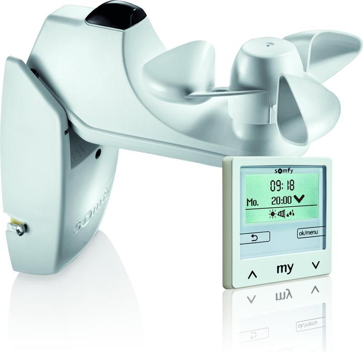 Produktbild somfy 1818317 Soliris Smoove Uno Pure White Kit m.W/S-Sensor o.Rahmen