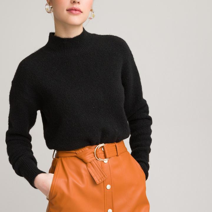 Produktbild La Redoute Collections Pullover mit Stehkragen (S)