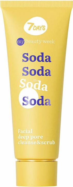 Actual product image 7Days Face Scrub with Soda, Zinc and Vitamin C Nourishing Skin Exfoliating Scrub with Fruit Extracts (Exfoliation)