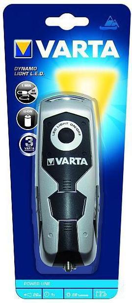 Varta Dynamo Light Led Black, Grey
