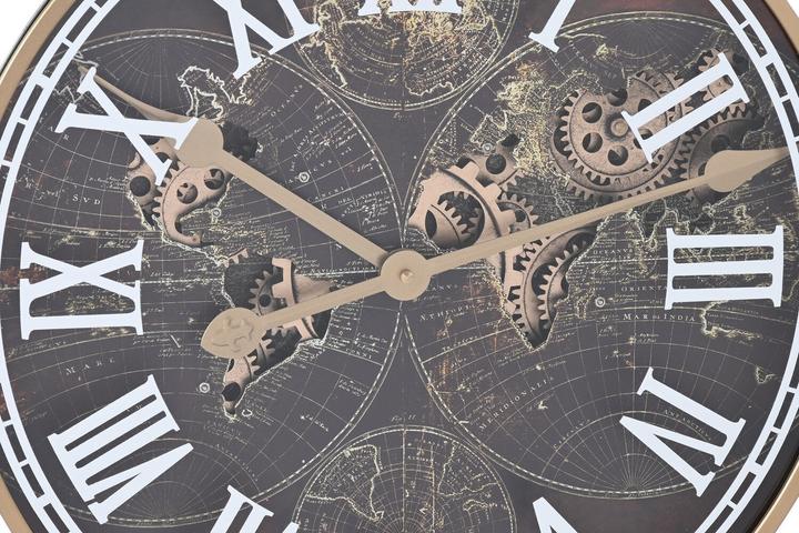 Produktbild Esprit Wall Clock Home Brown Golden Crystal Iron 59 x 8,5 x 59 cm