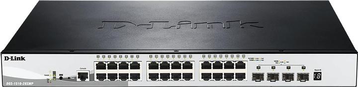 D-Link DGS-1510-28XMP 28Port PoE+ Switch Smart Managed Gigabit Stack 4x 10G (28 Ports)