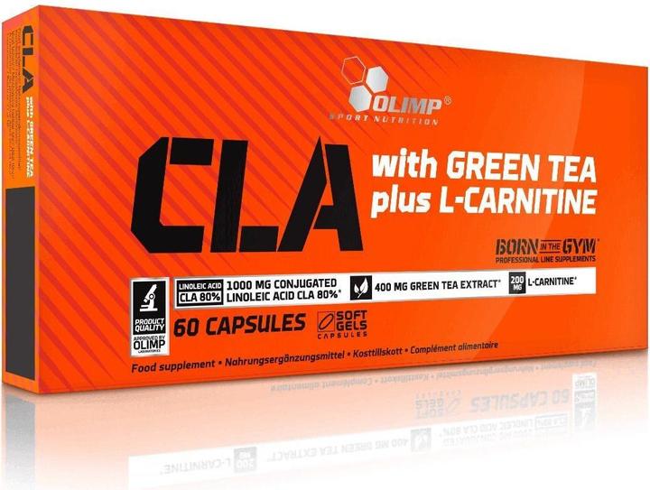 Produktbild Olimp Sport Nutrition CLA & Green Tea Plus L-Carnitine Sport Edition (60 Caps) (60 Stück, Kapseln)