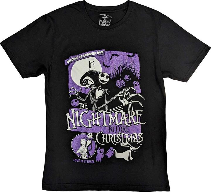Actual product image Dick Smith Unisex Adult Welcome To Halloween Town Cotton T-Shirt (L)