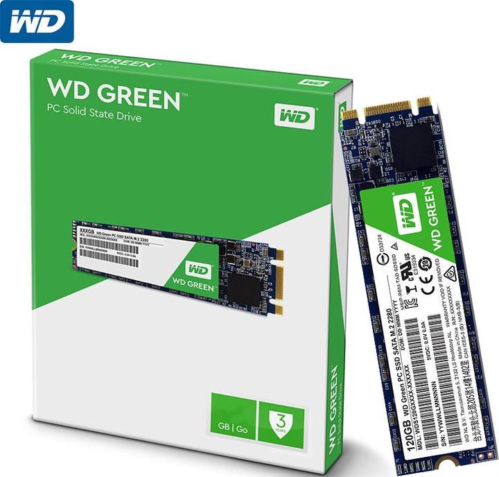 Actual product image WD Green 3D NAND (240 GB, M.2 2280)