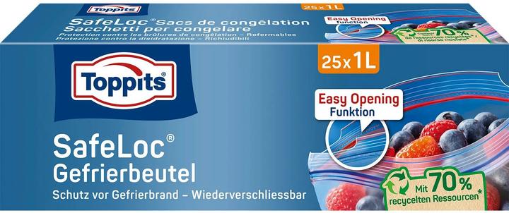 Toppits Sacchetto congelatore a doppia tenuta SafeLoc (25 x)