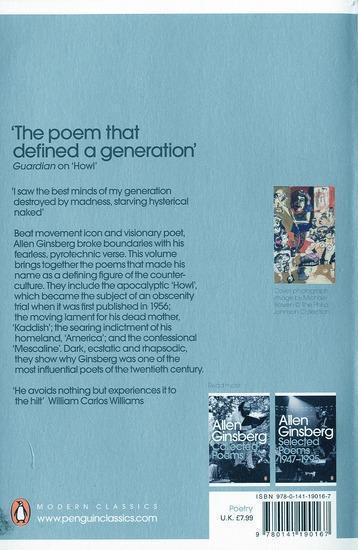 Produktbild Howl, Kaddish and Other Poems (Englisch, Allen Ginsberg, 2009)