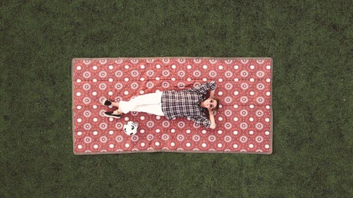 Actual product image little unicorn Outdoor Blanket Extra Big - Sun Baked