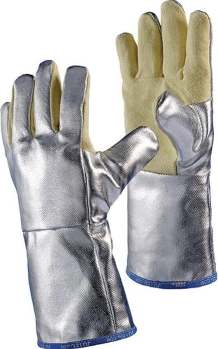 Produktbild Jutec Hitzeschutzhandschuhe 5-Finger Universalgrösse natur/silber m.alumin.Preox-Aramid (10)