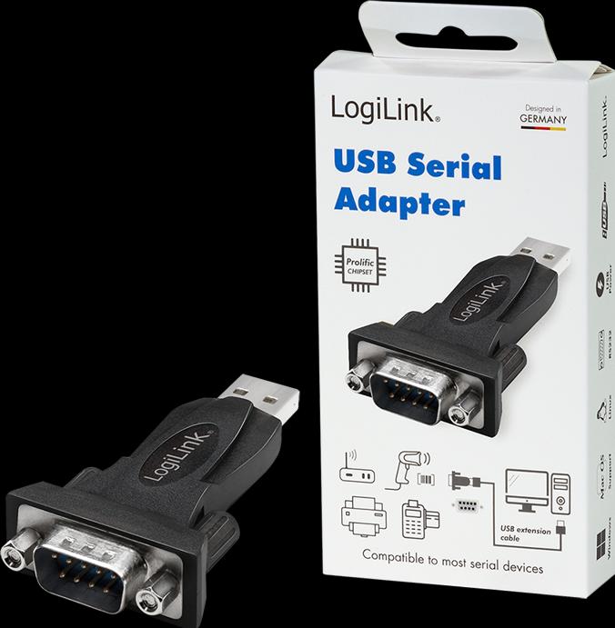 Image du produit LogiLink USB 2.0 zu (USB 2.0, RS-232, 15 cm)