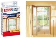 Actual product image tesa Insect screen COMFORT for windows, with Velcro tape, self-adhesive, without drilling (120 x 250 cm)