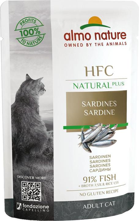 Actual product image Almo Nature Alternative Adult Sardine (Adult, 1 pcs., 55 g)