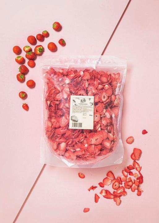 Produktbild KoRo Gefriergetrocknete Erdbeerscheiben (350 g)
