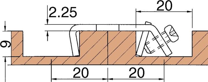 Actual product image Werkstarck Frame connector (Connection fitting, 1 pcs.)
