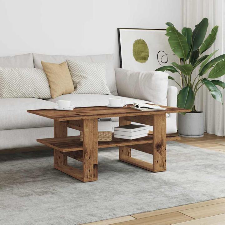 Actual product image VidaXL Coffee table in reclaimed wood look 102x55x42 cm wood-based material (102 x 55 x 42 cm)