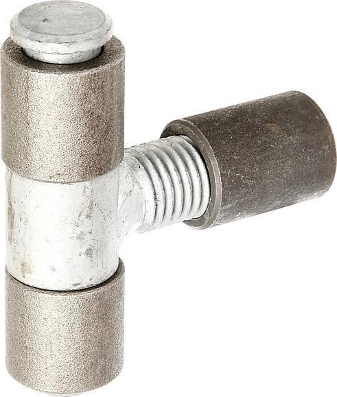 Magni Alberts 411572 Bande à souder réglable sur 40 mm acier, avec tige galvanisée et partie centrale