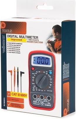 Produktbild Velleman DIGITAL-MULTIMETER - CAT. III 300 V / CAT. II 500 V - 1999 COUNTS - DATA HOLD / HINTERGRUNDBELEUC... (CAT III 600V, CAT III 300V)