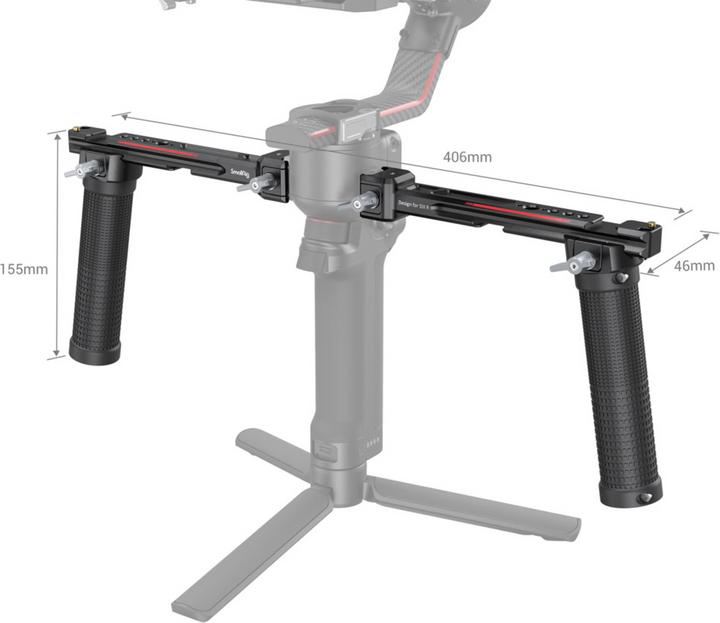 Image du produit SmallRig poignée double pour DJI RS 2 et DJI RSC 2 - 3027 (Poignée Gimbal)