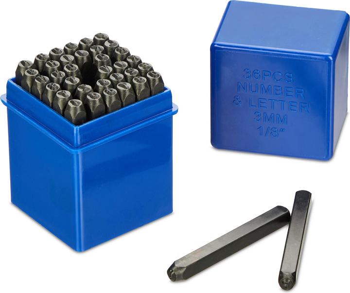 Produktbild Relaxdays 36-tlg. Schlagbuchstaben-Set