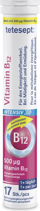 Actual product image Tetesept Vitamin B12 (17 Piece, Effervescent tablet, 129 g)