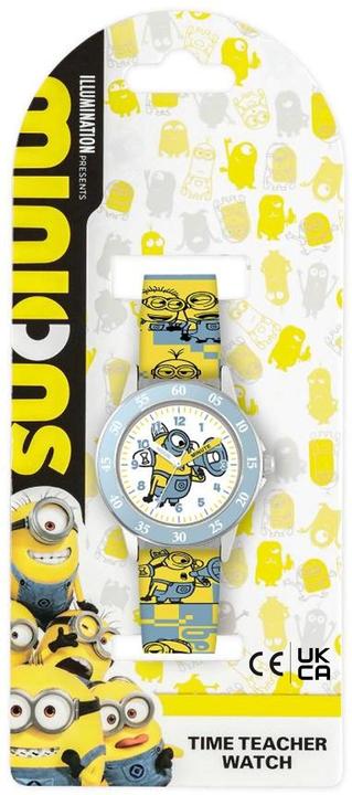 Produktbild Disney Accutime Minions Yellow Silicone Strap Time Teacher Watch DMF4107