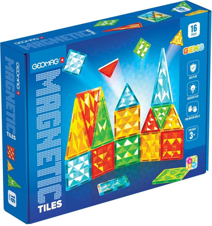 Geomag Magnetic Tiles Gems
