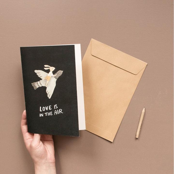 Actual product image Main Sauvage Folded A5 Card - Love Is In The Air (1 pcs.)
