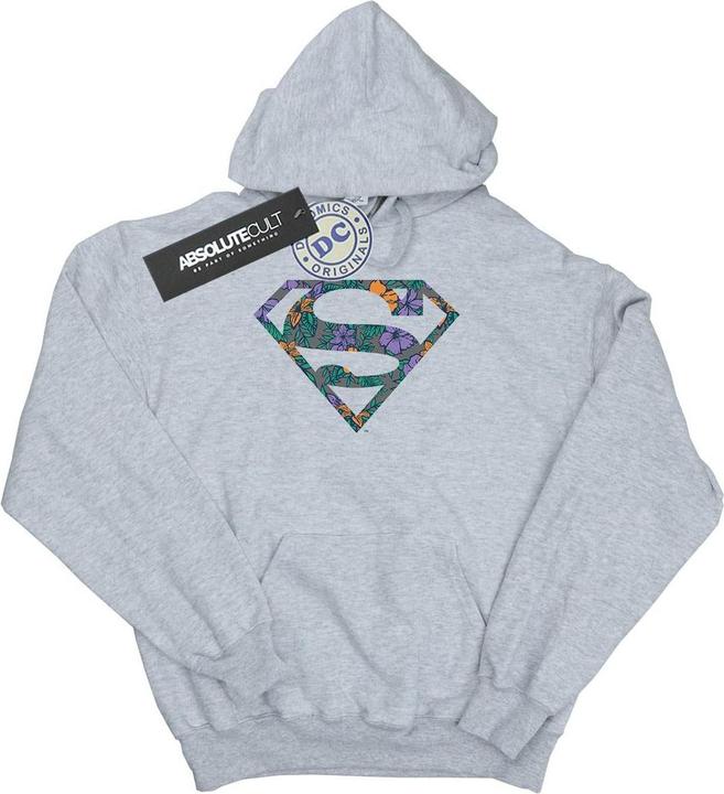 Produktbild Superman Floral Logo 1 Kapuzenpullover (L)