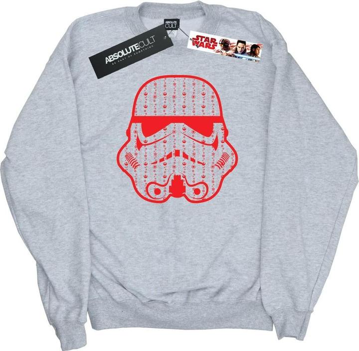 Produktbild Star Wars Christmas Stormtrooper Helmet Sweatshirt (S)