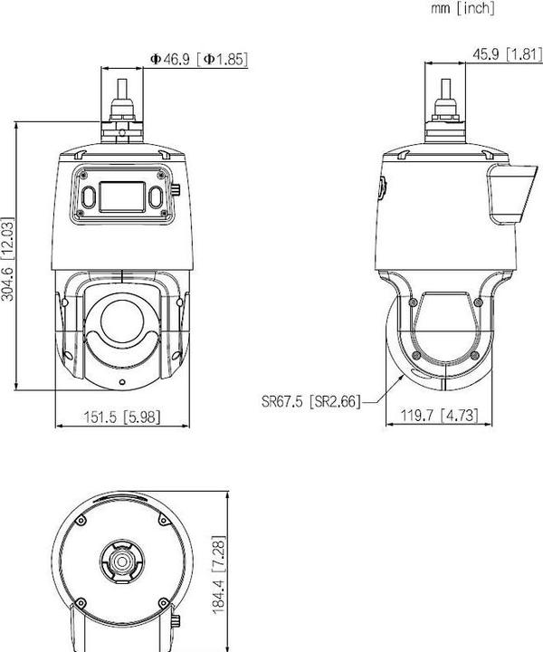 Produktbild Dahua SDT4E425-4F-GB-A-PV1 IP-KAMERA (2560 x 1440 (WQHD))