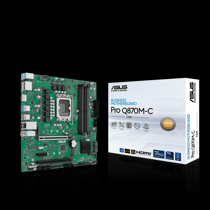 Actual product image ASUS MB PRO Q870M-C-CSM (Socket S1, mATX)