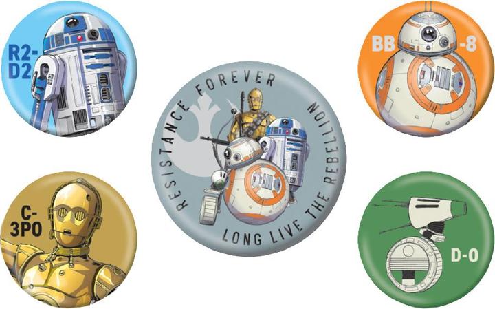 Star Wars AnsteckerSet Droids 5erPack